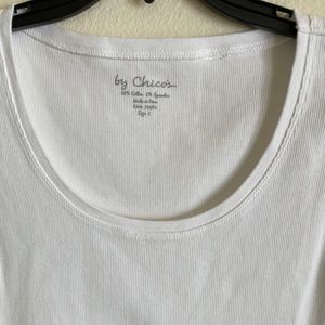 Chico's Like New Ribbed Tank